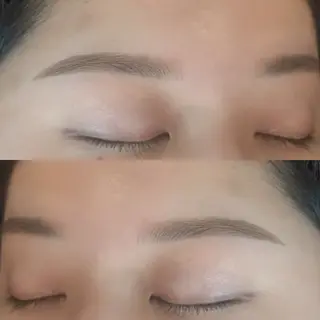 アイブロウ M.wish Rin🩰️🫧のマツエク・マツパデザイン