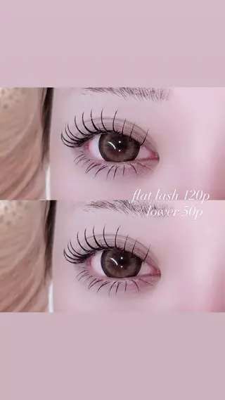 マツエク・マツパ ♡🎀束感まつげ/ rua🎀♡のマツエク・マツパデザイン