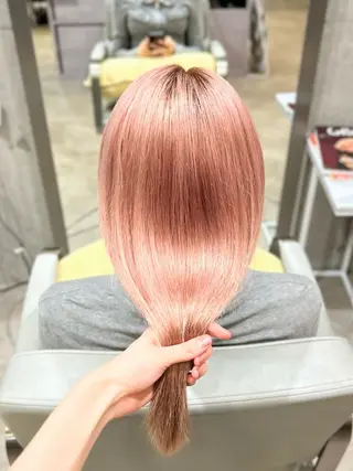 ロング カラー SAKURA🍒 天神/大名/透明感のヘアスタイル