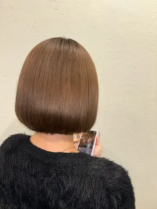 ショート 佐々木 美空のヘアスタイル