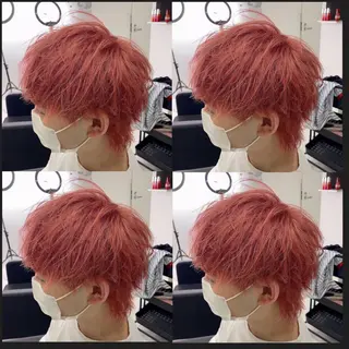 ショート 🔥メンズ特化渡辺 🔥ブリーチカラーのヘアスタイル