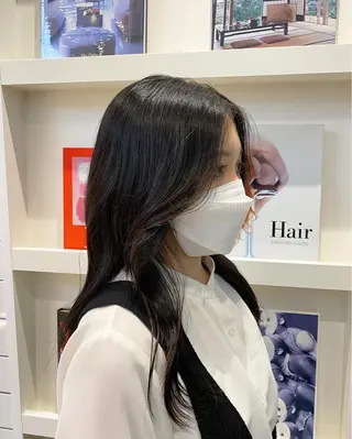 ロング パーマ 荒谷 薫のヘアスタイル
