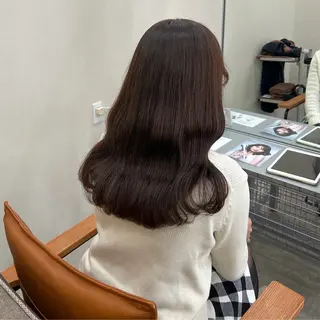 ロング MIDORI🎀 透明感/ベージュのヘアスタイル