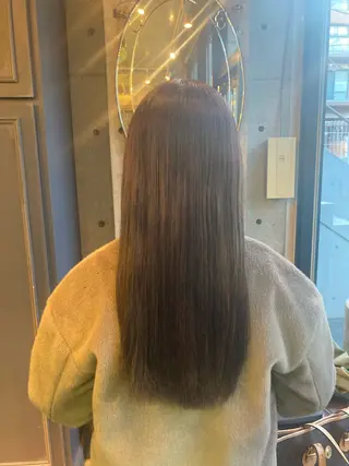 ミディアム Y U K Iのヘアスタイル