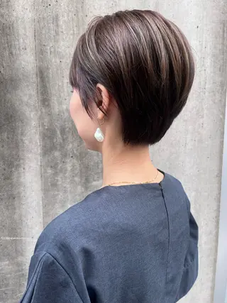 ショート カラー undercurrent (アンダーカレント)所属・Nakano Hajimeのヘアスタイル