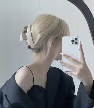 カラー 透明感🌟うる艶韓国 ハイトーン/渋谷のヘアスタイル