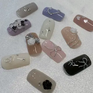 ネイル 韓国ネイル/ワンホン ネイル🎀表参道3分のネイルデザイン