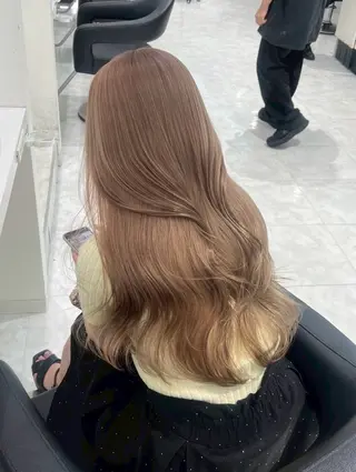 ロング カラー ♡ハイトーンブリーチ カラーyuuna♡のヘアスタイル