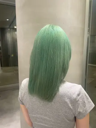 ミディアム カラー パーマ/ブリーチ🐏 モデル募集中 ナナホのヘアスタイル