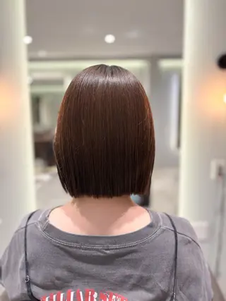 ミディアム 落合 美穂のヘアスタイル