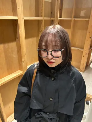 ミディアム カラー funnu ⋆꙳なつみのヘアスタイル