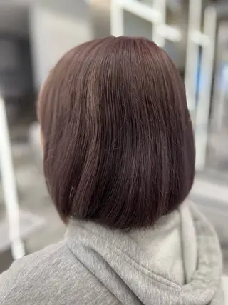 ミディアム カラー 透明感ミルクティー✨ 西澤 ジュンヤのヘアスタイル