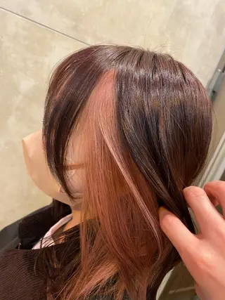 ミディアム カラー ブリーチ/透明感カラ ー/Shori/店長のヘアスタイル