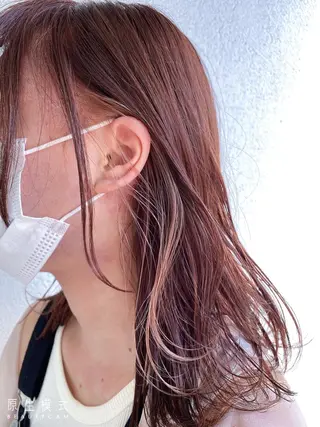 ミディアム カラー 加藤 利基のヘアスタイル