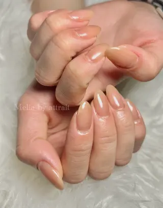 ネイル Melia by attrait所属・Melia by attrait🌿杏のネイルデザイン