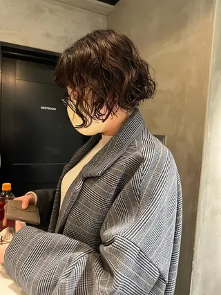 ショート パーマ アンニュイヘア🪽 ayumiのヘアスタイル