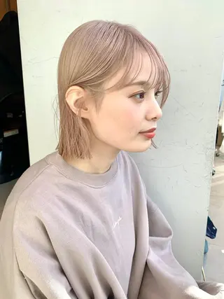 ミディアム カラー レイヤー専門家 ダブルカラー修のヘアスタイル