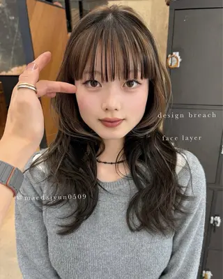 ミディアム MAEDA 西金沢美容室のヘアスタイル