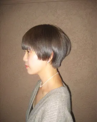 ショート 似合わせカット /パーマ岡本淳平のヘアスタイル