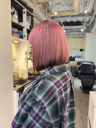 ショート カラー レイヤー/顔周り /いいぬまみかのヘアスタイル