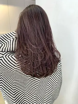 ミディアム カラー 海外レイヤーカット 🇺🇸山村拓士のヘアスタイル