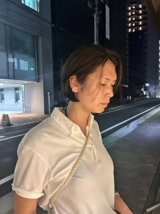 ショート デザインカット/ パーマ/nanaのヘアスタイル