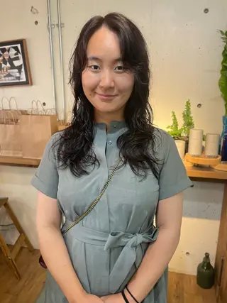 ロング パーマ YUKI 新宿 カット/パーマのヘアスタイル