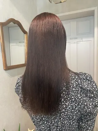 セミロング カラー お洒落カジュアル🍃 まなとのヘアスタイル