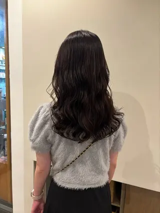 ロング パーマ オーガニックカラー/ 表参道/ルカのヘアスタイル