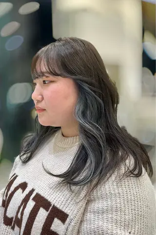 セミロング カラー 🕊️国分寺🕊️ イオ🕊️のヘアスタイル