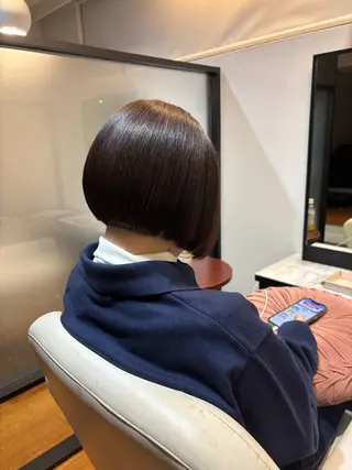 ミディアム 松元 裕樹のヘアスタイル