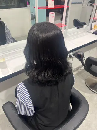 ミディアム カラー みう/仙台/暖色/ 艶髪/顔周りカット/のヘアスタイル