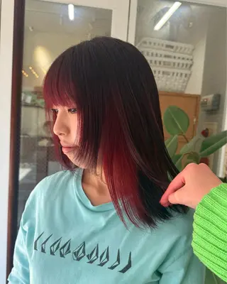 ミディアム カラー "Daisy" Rio /大名・天神のヘアスタイル