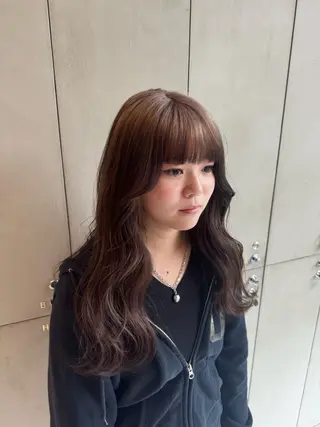 ロング カラー ｱｵﾇﾏﾐﾕ☁️ /ボブ/ハイトーン/のヘアスタイル