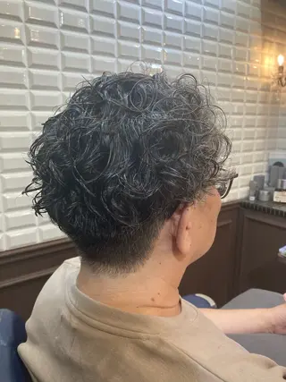 ショート メンズ ルピナス中田店長 山口大地のヘアスタイル