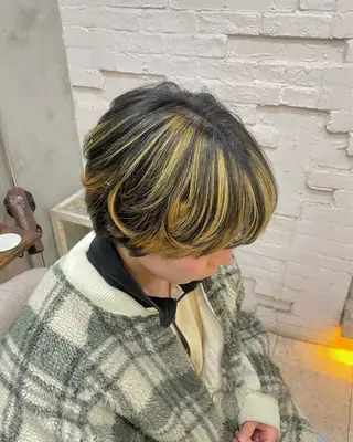 ショート 【ピンク/韓国ヘア/ ヘアセット】亜海のヘアスタイル