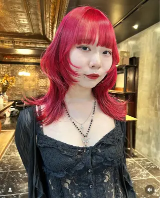 ロング カラー haco＋所属・圧倒的デザイン力 店長🎨RENAのヘアスタイル