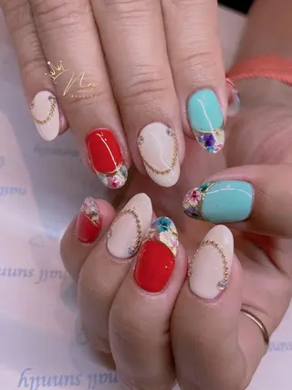 ネイル 長さだし専門店 M2 rikaのネイルデザイン