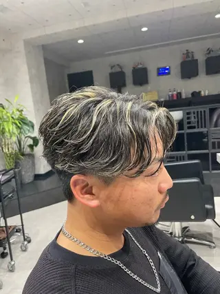 ショート カラー パーマ メンズ メンズパーマ特化💈 髙木颯太💈のヘアスタイル