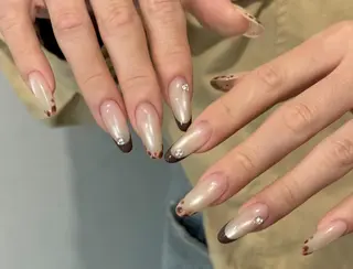 ネイル By moonネイル 🌷ワンホン/韓国風のネイルデザイン