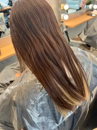 ミディアム カラー ✨髪質改善 縮毛矯正 艶髪 立川 コウキ✨のヘアスタイル