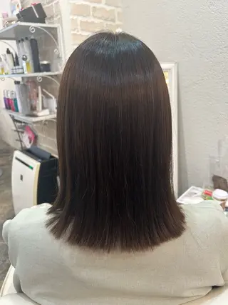 セミロング 小磯 維織のヘアスタイル
