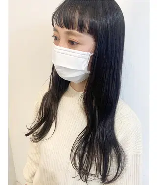 ロング 田中 亜沙美のヘアスタイル