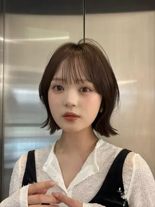 ショート unami omotesando所属・艶髪໒꒱/透明感 カラー🍀_そら🪽のヘアスタイル