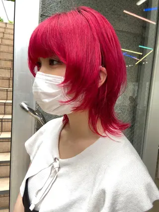 ミディアム 💥ウルフカット デザインあんな💥のヘアスタイル