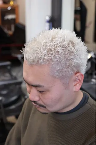 ショート カラー パーマ メンズ 💈メンズ/パーマ 💈中目黒/谷のヘアスタイル