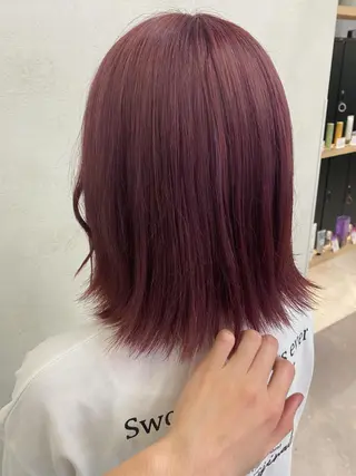 ミディアム メンズ縮毛矯正 ニュアンスパーマのヘアスタイル