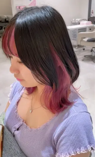 カラー 小顔カット/レイヤー 【WiLL】加藤のヘアスタイル