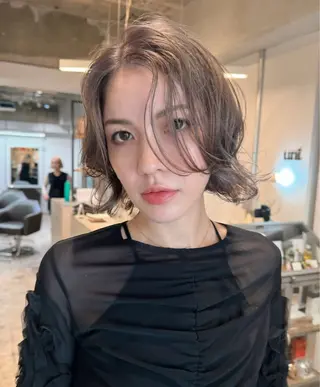 ショート カラー 前田 野々葉のヘアスタイル