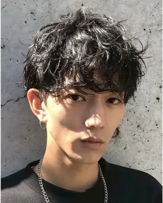 ショート パーマ メンズ fifth名駅所属・メンズパーマ 名古屋/水谷颯のヘアスタイル